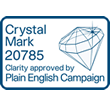 Crystal Mark 20785
Clarity approved by Plain English Campaign logo
