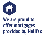 We are proud to offer mortgages provided by Halifax.