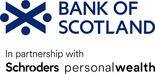 Bank of Scotland in partnership with Schroders personal wealth.