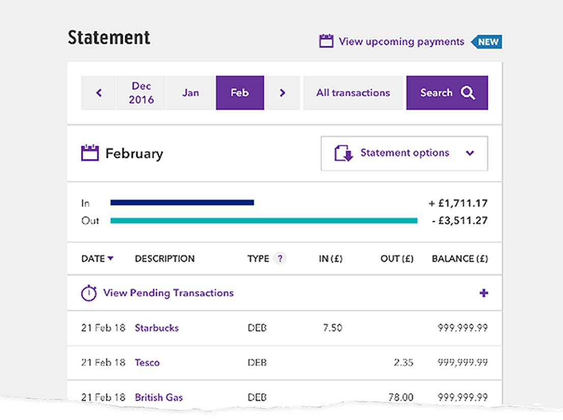 Lloyds Bank Internet Banking Viewing Statements Online