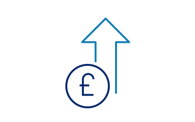 coin arrow illustration