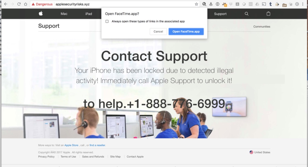 Fake Apple email image 2