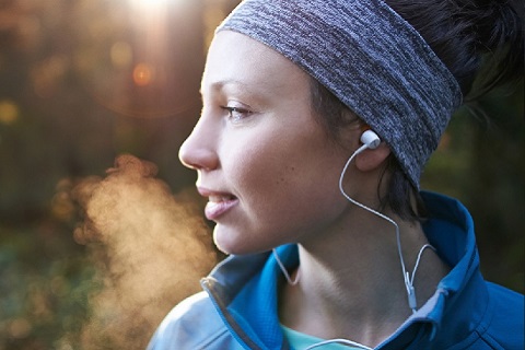 Image of a lady out jogging