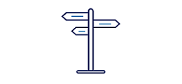 Sign post icon