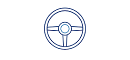 Steering wheel icon
