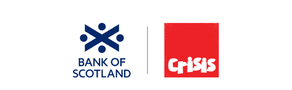 Bank of Scotland and Crisis partnership logo