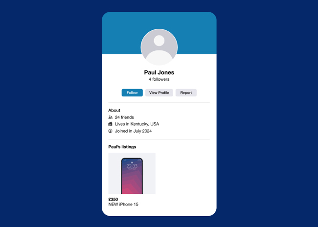 Fake social media accounts image